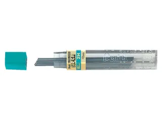 Potloodstift Pentel 2H 0.7mm zwart koker à 12 stuks - 1