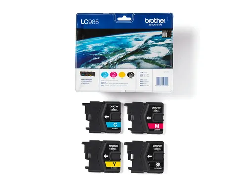 Brother LC-985 Valuepack Inktcartridge Zwart & Kleur Set