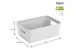Sigma Home opbergbox 9L wit - 35x24,6x12,2cm