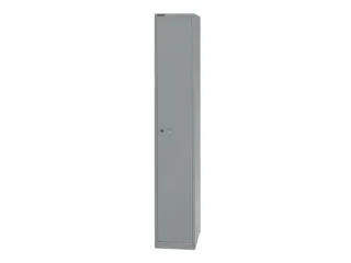 garderobekast,HxBxD 1802x305x457mm,1vak,cil.-slot,romp zilverkleurig - 3
