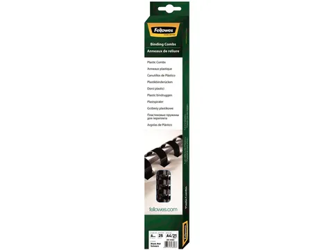 Fellowes Plastic Bindruggen 6 mm Wit