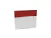 baliepaneel,v. bureau,aanbouw achter,B 1400mm,Bl-wit,BN4011-rood
