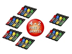 Indextabs Post-it 6834 11.9x43.1mm 4+2 gratis 35 tabs per dispenser