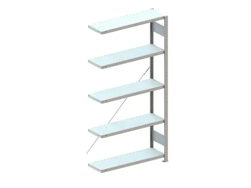 Inhaakstelling Aanbouwveld 2000x1006x336mm 5legborden 100kg