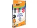 Cristal balpen medium assorti blister van 8 + 2 GRATIS