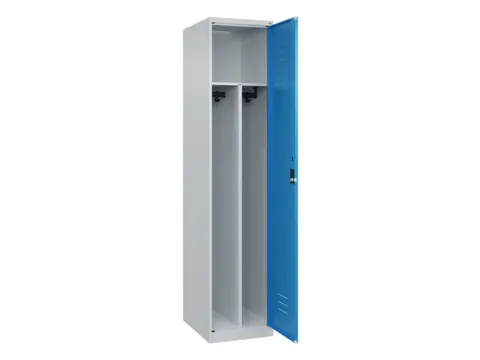 locker voor scheiding van kleding,HxBxD 1850x400x500mm,1vak