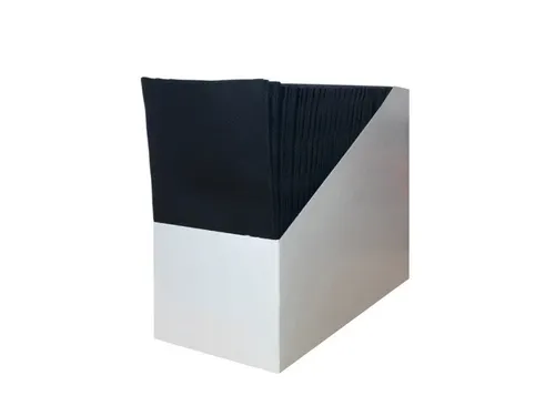 Servet Zwart 147920 Airlaid 1/8 Vouw 600 Stuks 40x40cm