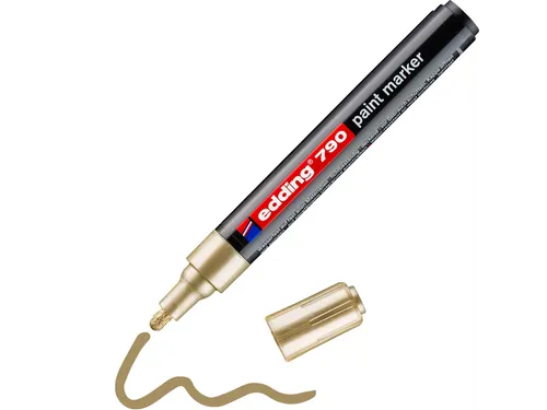 Paintmarker edding 790 op alcoholbasis 2-3mm goud