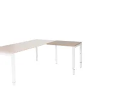 Domino Aanbouw Hoogte Verstelbaar 800x600mm Hav/Kers 25mm Wit