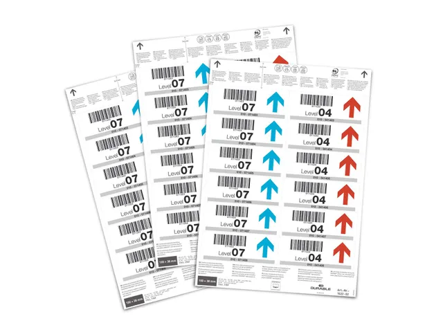 Feuilles d'insertion pour pochette 100x38mm (240 cartes)