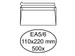 Envelop Hermes Bank Ea5/6 110x220mm 80gr Wit Zelfklevend
