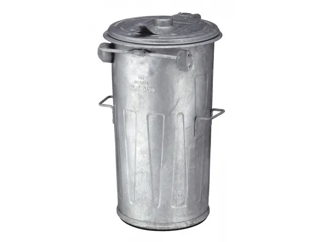 Staalverzinkte Afvalbak 90 Liter