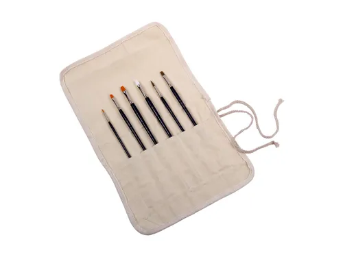 Aquarelpenselenset Talens Van Gogh etui met 6 penselen wit