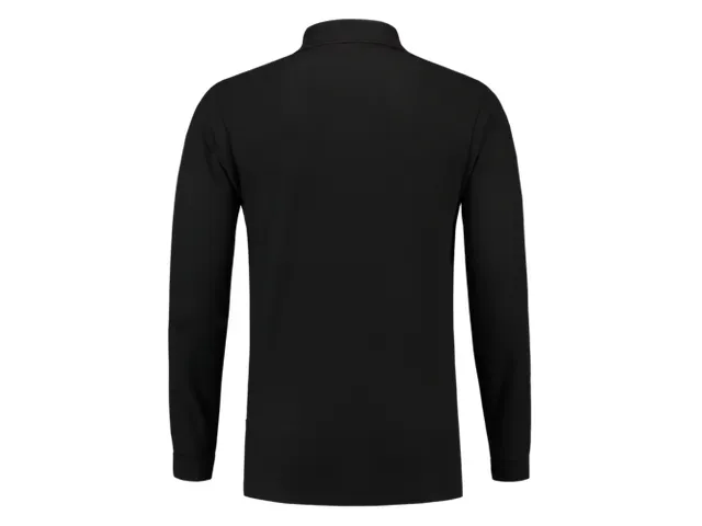 Poloshirt 201009 Zwart Lange Mouwen Maat S