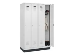 locker,HxBxD 1950x1200x500mm,4vak,vak B 300mm,cil.-slot,sokkel