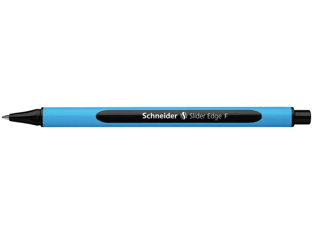 Balpen Schneider Slider Edge F 0,7mm zwart