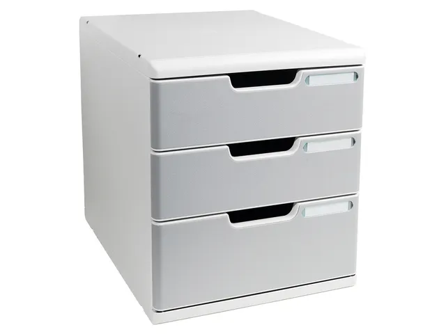Ladenblok MODULO A4 3 laden Classic Grijs