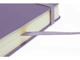 Schetsboek Kangaro A4 heather purple PU HC 80 vel 140gr roomwit met el - 8