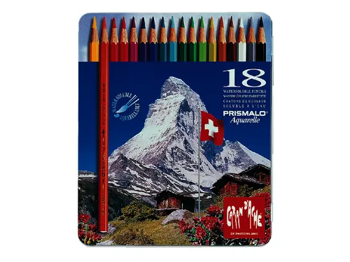 Kleurpotloden Caran d'Ache Prismalo 18 stuks assorti