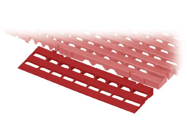 Randlijst Hd-pe Lxbxh 400x110x25mm Roodbruin