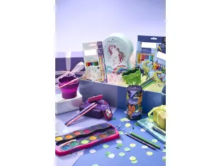 Waterverfdoos Faber-Castell Connector Unicorn 12 kleuren +1 tube wit - 10