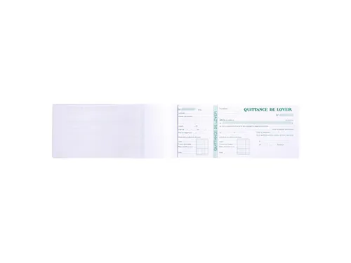 Bonboek Huurkwijting 10,1x16 ,5cm 50bl