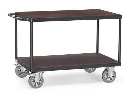 Tafelwagens 12402 Ral7016 1200kg 2 Etages 1000x700mm Watervast