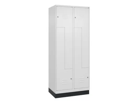 armoire vestiaire Z HxlxP 1950x800x500mm larg. compart. 200/400mm