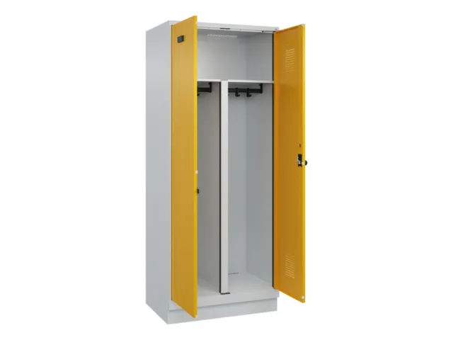 PBM-locker,HxBxD 1950x800x500mm,2vak,vak B 400mm,draaigrendel