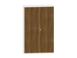 kantoorkast,HxBxD 1920x1200x430mm,decor romp wit,decor front noten