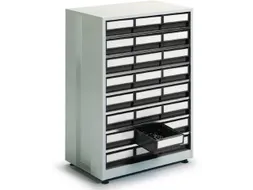 Bakkenunit Hxbxd 870X605X410Mm 24Laden Grijs Behuizing Ral7035