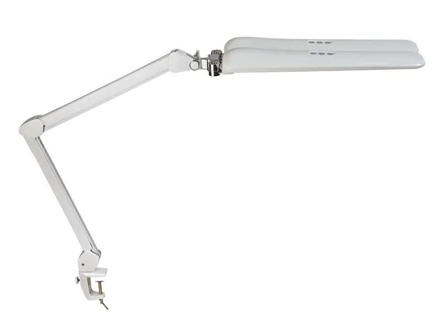 Werkpleklamp MAUL Craft duo LED tafelklem dimbaar wit