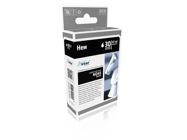 AS15044 ASTAR HP 45 DJ ink black rebuilt
