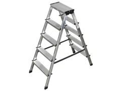 Lichte Universele Trapladder Tweezijdig 1.18m H 0 86m 2x5treden