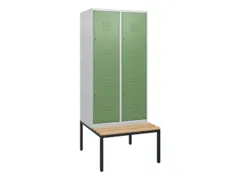 Dubbeldekse dekenkist,HxBxD 1950x800x815mm,2x2vak.,vak B 400mm