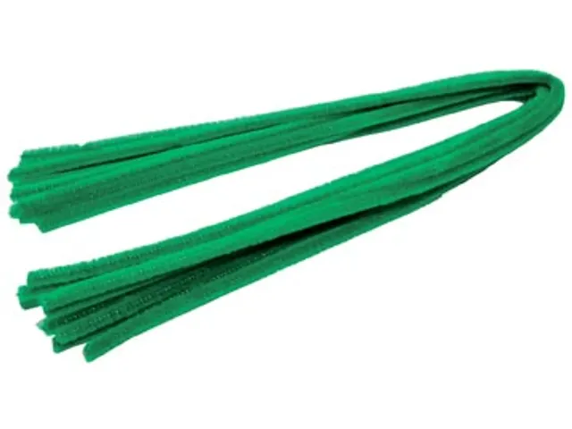 Chenilledraad Groen, Pak Van 10 Stuks