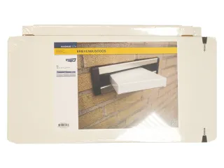 Brievenbusdoos Raadhuis A4+ 350x250x28mm wit 650grs duplex krimp a 5 s - 10