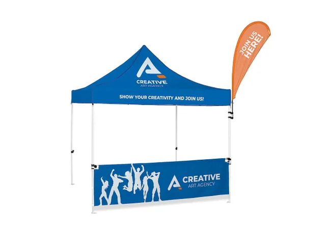 Vlaghouder Tent Alu voor Beach Flag Budget 17mm Rotator