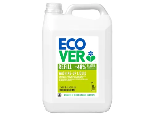 Afwasmiddel Ecover citroen & aloë vera navulling 5L