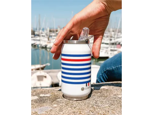 Thermosbeker Les Artistes Paris blik 280ml Sailor met rietje