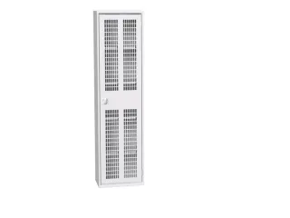universele kast,HxBxD 2000x525x350mm,4xStalen bodem,draaigrendelslot - 1