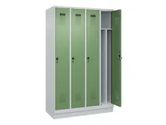 locker voor scheiding van kleding,HxBxD 1950x1200x500mm,4vak