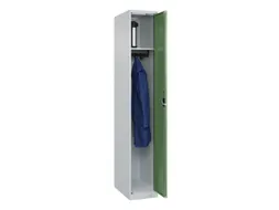locker,HxBxD 1850x300x500mm,1vak,vak B 300mm,cil.-slot,staand op vloer