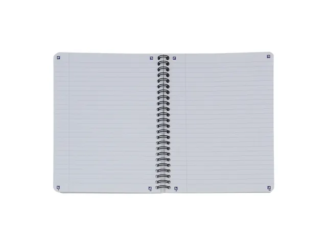 Spiraalblok Oxford Touch A5 lijn 70vel lichtgrijs