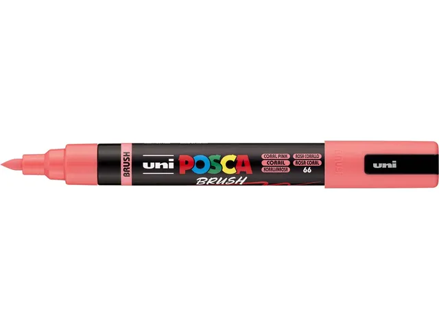 Uni Posca paintmarker PC-5BR 1 - 4 mm penseel koraal