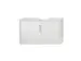 Claudius PLUS Roldeurkast 72.8x120x45cm Wit 1 Legbord