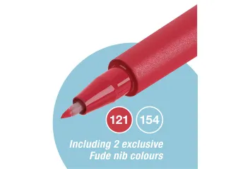 Tekenstift Faber-Castell Pitt Artist Pen Brush set 12 stuks London - 5