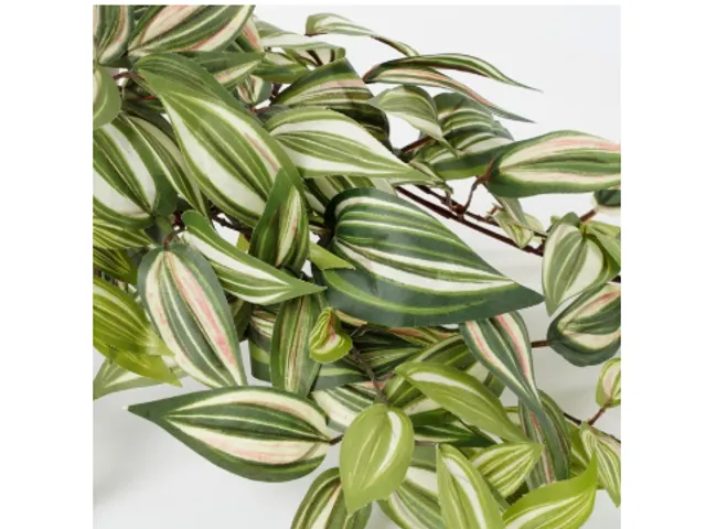 Kunstplant Mica Tradescantia hangend groen 45x25cm