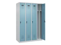 locker voor scheiding van kleding,HxBxD 1850x1200x500mm,4vak