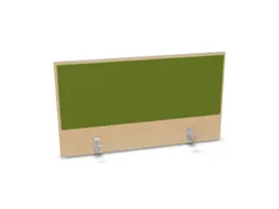 opzetpaneel,v. bureau,aanbouw achter,B 1000mm,NE-esdoorn,BN7048-groen